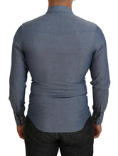 Load image into Gallery viewer, Dolce &amp; Gabbana Elegant Casual Blue Cotton Shirt
