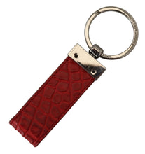 Load image into Gallery viewer, Dolce &amp; Gabbana Chic Red Leather Keychain &amp; Charm Accessory
