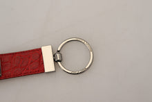 Load image into Gallery viewer, Dolce &amp; Gabbana Chic Red Leather Keychain &amp; Charm Accessory
