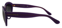 Load image into Gallery viewer, Dolce &amp; Gabbana Chic Purple Cat-Eye Designer Sunglasses
