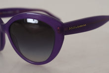 Load image into Gallery viewer, Dolce &amp; Gabbana Chic Purple Cat-Eye Designer Sunglasses
