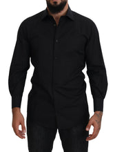 Load image into Gallery viewer, Dolce &amp; Gabbana Elegant Black Formal Long Sleeve Shirt
