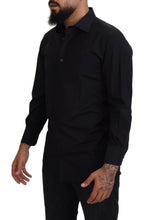 Load image into Gallery viewer, Dolce &amp; Gabbana Elegant Black Formal Long Sleeve Shirt
