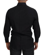 Load image into Gallery viewer, Dolce &amp; Gabbana Elegant Black Formal Long Sleeve Shirt
