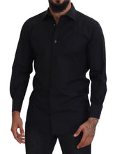 Load image into Gallery viewer, Dolce &amp; Gabbana Elegant Black Formal Long Sleeve Shirt
