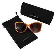 Load image into Gallery viewer, Dolce &amp; Gabbana Chic Orange Round Sunglasses for Women
