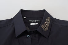 Load image into Gallery viewer, Dolce &amp; Gabbana Elegant Azure Slim Fit Designer Shirt
