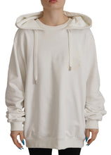 Load image into Gallery viewer, Dolce &amp; Gabbana Chic White Hooded Pullover Sweater
