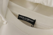 Load image into Gallery viewer, Dolce &amp; Gabbana Chic White Hooded Pullover Sweater
