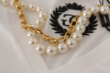 Load image into Gallery viewer, Dolce &amp; Gabbana Stunning V-Neckline Logo Embellished Tee
