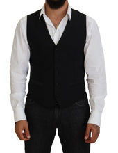 Load image into Gallery viewer, Dolce &amp; Gabbana Elegant Black Formal Dress Vest
