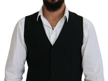 Load image into Gallery viewer, Dolce &amp; Gabbana Elegant Black Formal Dress Vest
