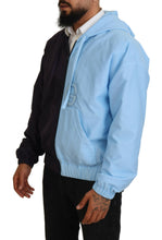 Load image into Gallery viewer, Dolce &amp; Gabbana Elegant Hooded Blue Jacket - Full Zipper Closure
