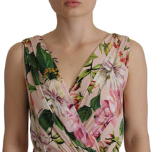 Load image into Gallery viewer, Dolce &amp; Gabbana Elegant Floral Silk Wrap Dress
