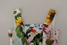 Load image into Gallery viewer, Dolce &amp; Gabbana Elegant Floral A-Line Cotton Dress
