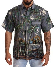 Load image into Gallery viewer, Dolce &amp; Gabbana Tropical Elegance Linen Silk Men&#39;s Shirt
