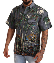 Load image into Gallery viewer, Dolce &amp; Gabbana Tropical Elegance Linen Silk Men&#39;s Shirt
