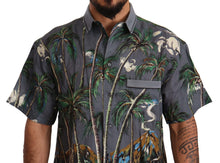 Load image into Gallery viewer, Dolce &amp; Gabbana Tropical Elegance Linen Silk Men&#39;s Shirt
