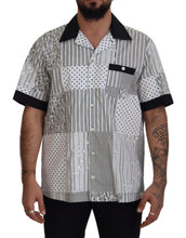 Load image into Gallery viewer, Dolce &amp; Gabbana Elegant Black &amp; White Cotton Shirt
