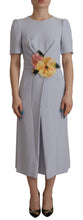 Load image into Gallery viewer, Dolce &amp; Gabbana Elegant Light Blue A-line Dress
