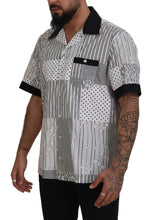 Load image into Gallery viewer, Dolce &amp; Gabbana Elegant Black &amp; White Cotton Shirt
