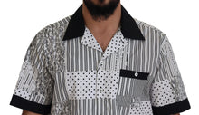 Load image into Gallery viewer, Dolce &amp; Gabbana Elegant Black &amp; White Cotton Shirt
