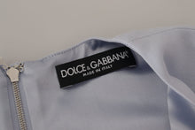 Load image into Gallery viewer, Dolce &amp; Gabbana Elegant Light Blue A-line Dress
