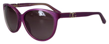 Load image into Gallery viewer, Dolce &amp; Gabbana Chic Purple Acetate Round Sunglasses
