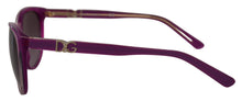 Load image into Gallery viewer, Dolce &amp; Gabbana Chic Purple Acetate Round Sunglasses
