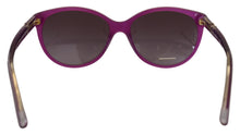 Load image into Gallery viewer, Dolce &amp; Gabbana Chic Purple Acetate Round Sunglasses
