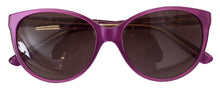 Load image into Gallery viewer, Dolce &amp; Gabbana Chic Purple Acetate Round Sunglasses
