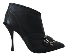 Load image into Gallery viewer, Dolce &amp; Gabbana Elegant Black Quilted Leather Booties
