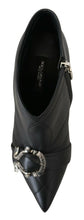 Load image into Gallery viewer, Dolce &amp; Gabbana Elegant Black Quilted Leather Booties
