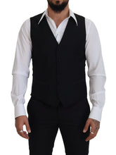 Load image into Gallery viewer, Dolce &amp; Gabbana Elegant Black Single-Breasted Dress Vest
