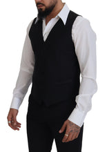 Load image into Gallery viewer, Dolce &amp; Gabbana Elegant Black Single-Breasted Dress Vest
