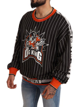 Load image into Gallery viewer, Dolce &amp; Gabbana Black Multicolor DG King Print Sweater
