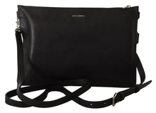 Load image into Gallery viewer, Dolce &amp; Gabbana Elegant Black Leather Sling Shoulder Bag
