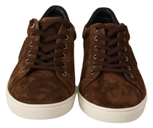 Load image into Gallery viewer, Dolce &amp; Gabbana Elegant Leather Casual Sneakers in Brown
