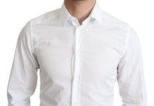 Load image into Gallery viewer, Dolce &amp; Gabbana White Cotton Long Sleeves Men Formal Shirt
