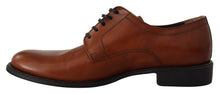 Load image into Gallery viewer, Dolce &amp; Gabbana Brown Leather Lace Up Mens Formal Derby Shoes
