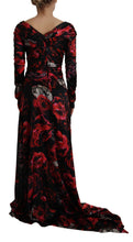 Load image into Gallery viewer, Dolce &amp; Gabbana Elegant Floral A-Line Sheath Dress
