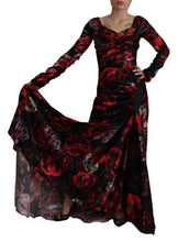 Load image into Gallery viewer, Dolce &amp; Gabbana Elegant Floral A-Line Sheath Dress
