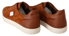 Load image into Gallery viewer, Dolce &amp; Gabbana Light Brown Suede Leather Low Tops Sneakers
