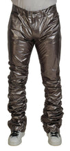 Load image into Gallery viewer, Dolce &amp; Gabbana Metallic Silver Casual Pants
