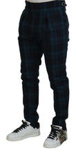 Load image into Gallery viewer, Dolce &amp; Gabbana Elegant Plaid Wool Dress Pants
