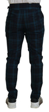 Load image into Gallery viewer, Dolce &amp; Gabbana Elegant Plaid Wool Dress Pants
