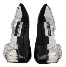 Load image into Gallery viewer, Dolce &amp; Gabbana Elegant Crystals Embellished Leather Pumps
