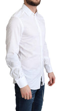 Load image into Gallery viewer, Dolce &amp; Gabbana Elegant White Cotton Dress Shirt Slim Fit
