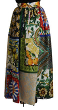 Load image into Gallery viewer, Dolce &amp; Gabbana High Waist Maxi Skirt with Sicilian Patterns
