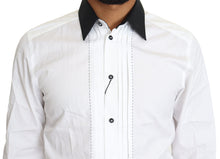 Load image into Gallery viewer, Dolce &amp; Gabbana Elegant White Slim Fit Dress Shirt
